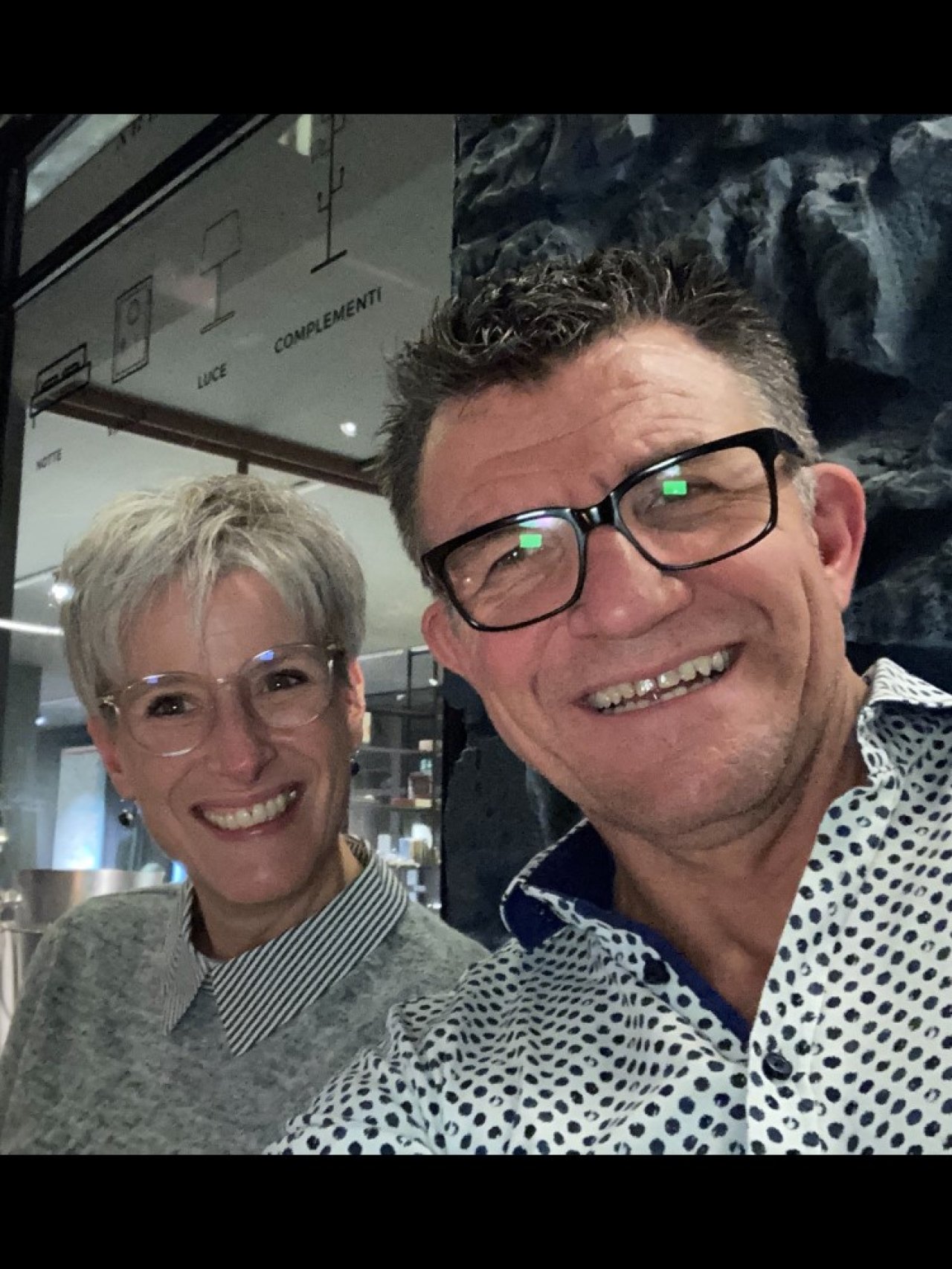 Ein Selfie mit Claudio und Silvia Mascetti
